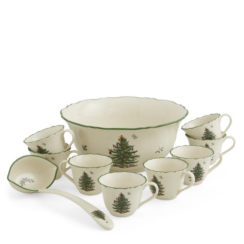 Spode christmas tree - 10-pc,