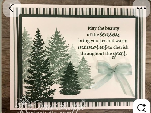 Stampin evergreen elegance - up,