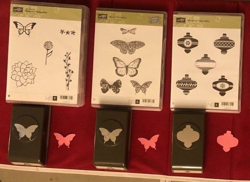 Stampin stamp punch - &,