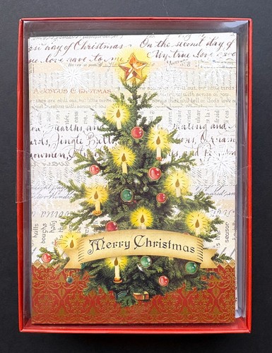 Scatola carte natale - 15,