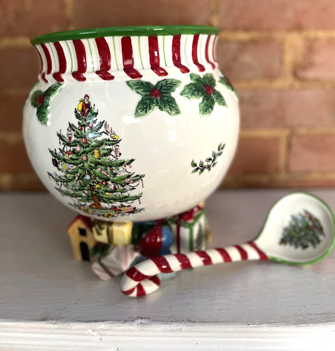 Spode christmas tree punch - tree,